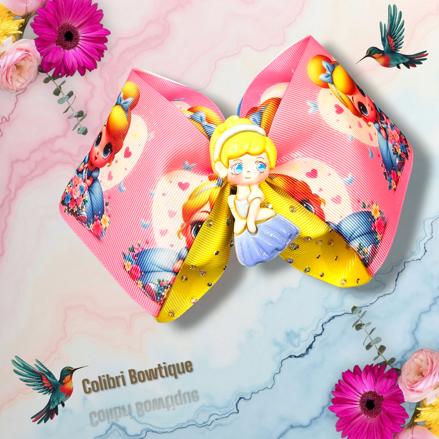 Butterfly Style Cinderella Hair Bow