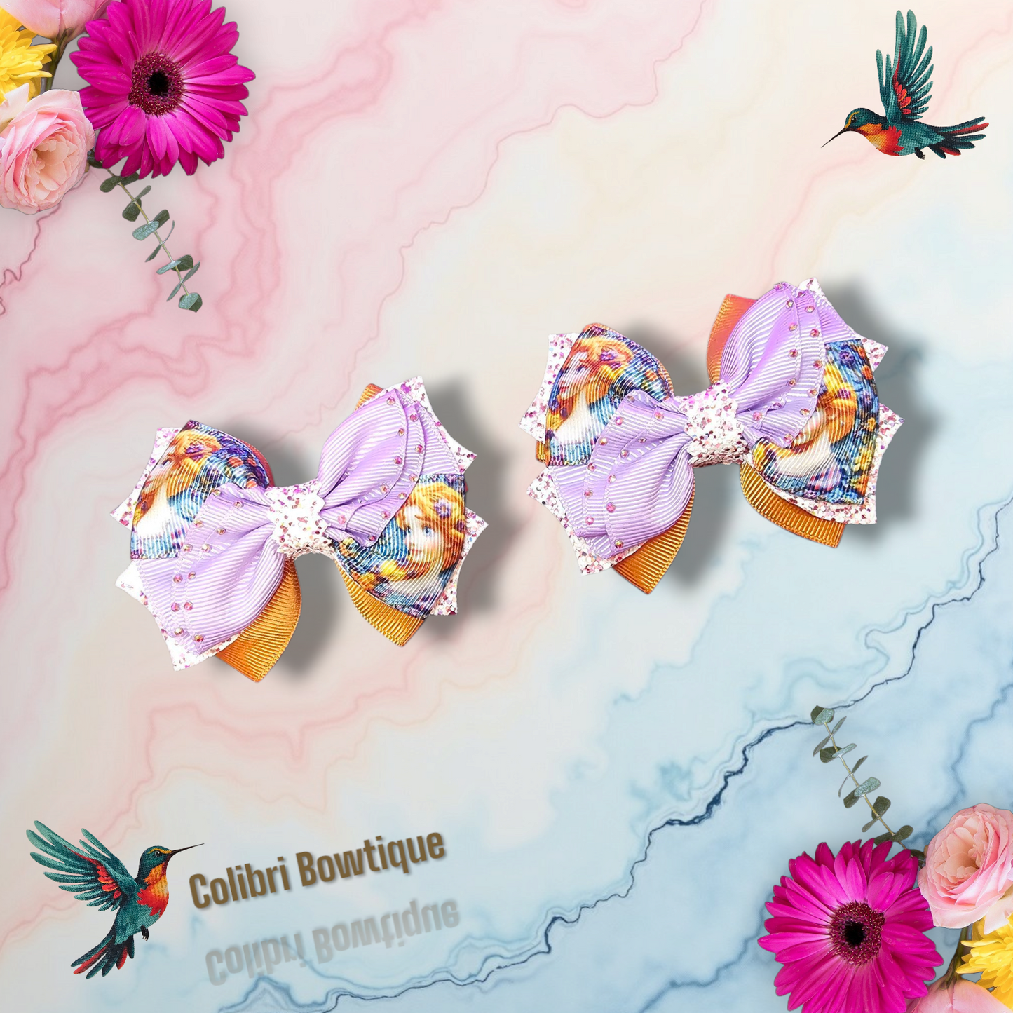 Antique Sleeping Beauty Hair Bow