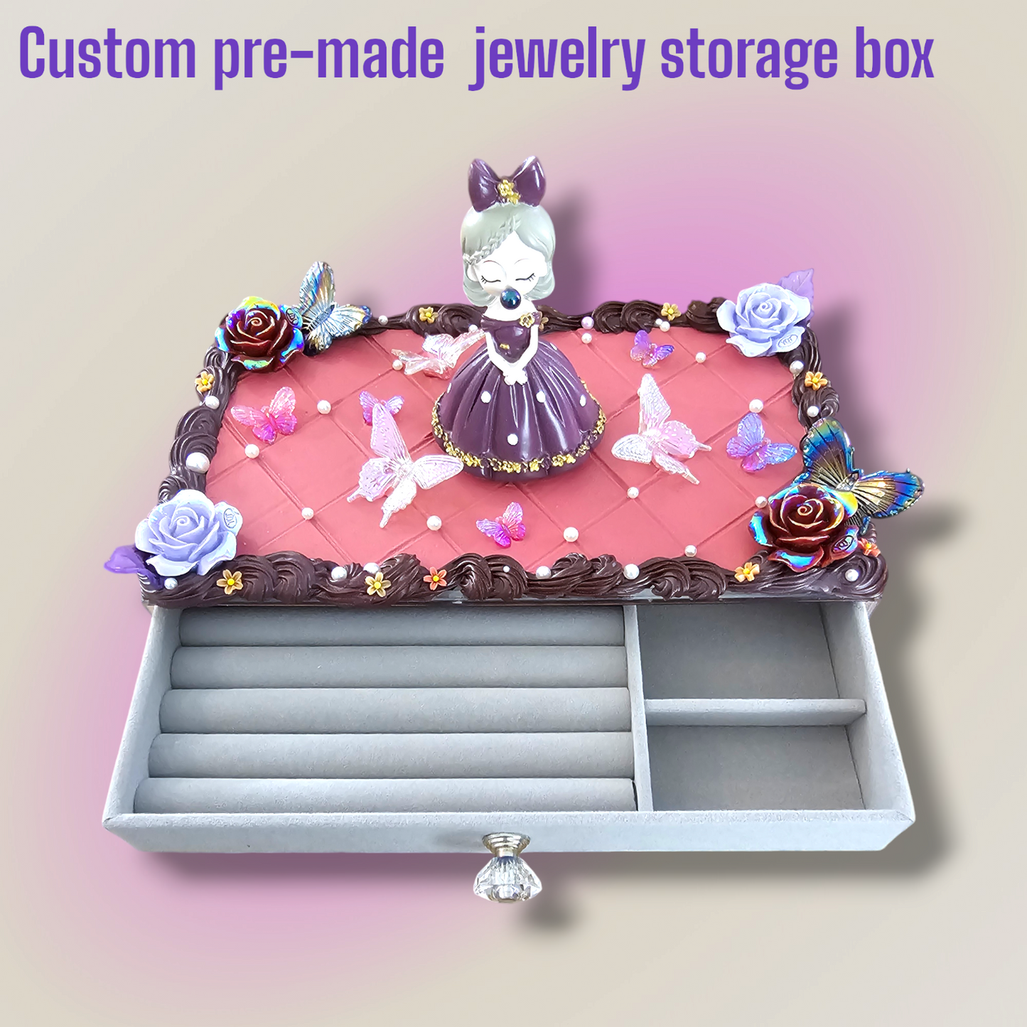Jewelry Box with Couch Background