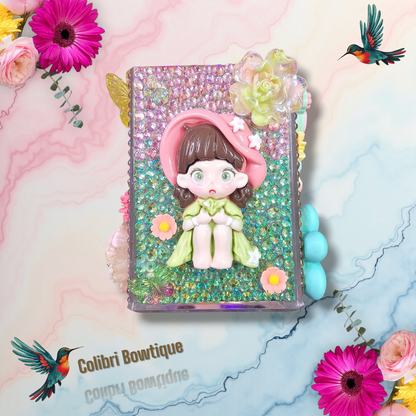 Rhinestone Pencil/Brush Holder