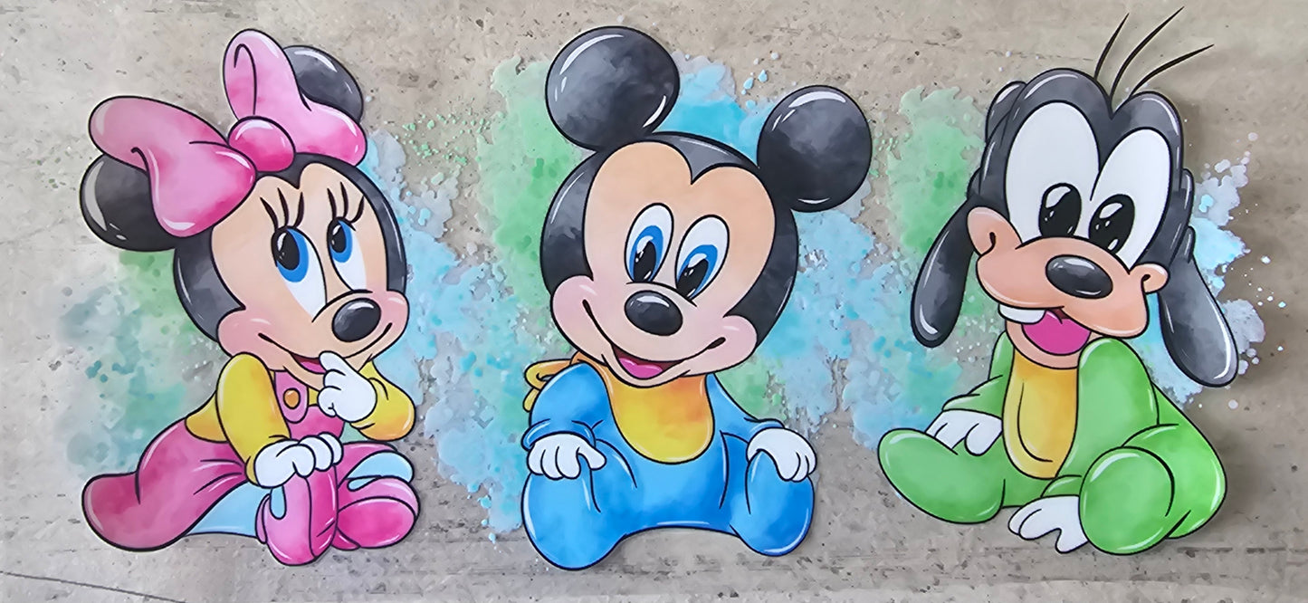 Minnie and Mickey Wraps