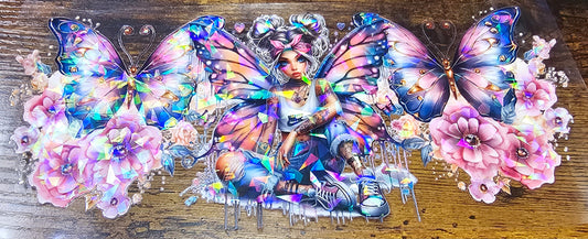 Tattoo-Flower-Butterflies and Skull Girls Wraps