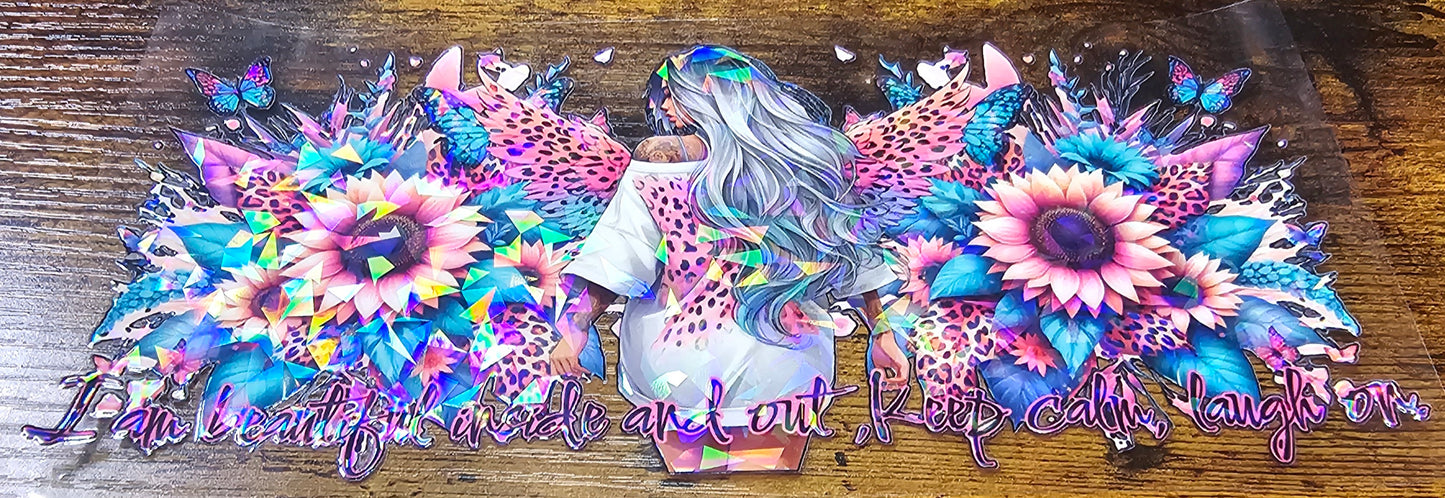 Tattoo-Flower-Butterflies and Skull Girls Wraps
