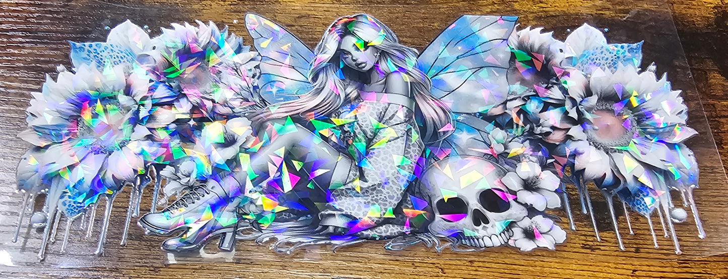 Tattoo-Flower-Butterflies and Skull Girls Wraps