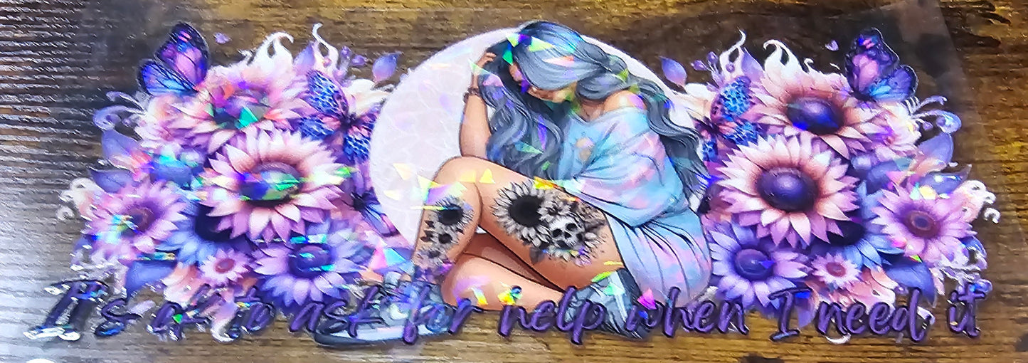Tattoo-Flower-Butterflies and Skull Girls Wraps