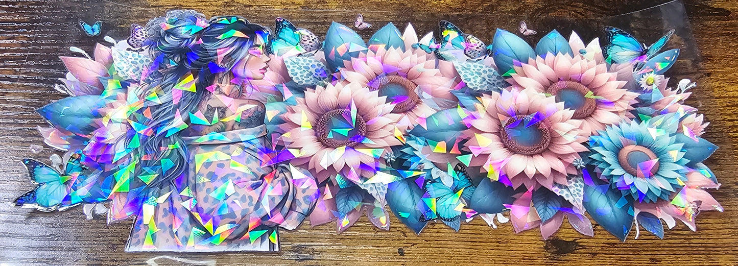 Tattoo-Flower-Butterflies and Skull Girls Wraps