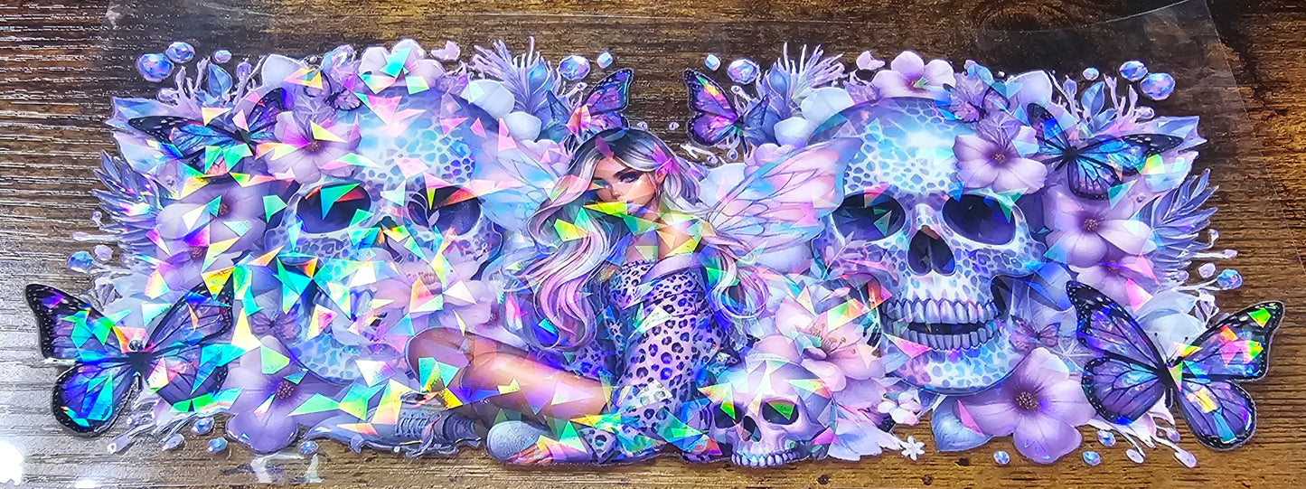 Tattoo-Flower-Butterflies and Skull Girls Wraps