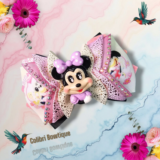 Minnie Theme Hair Bow