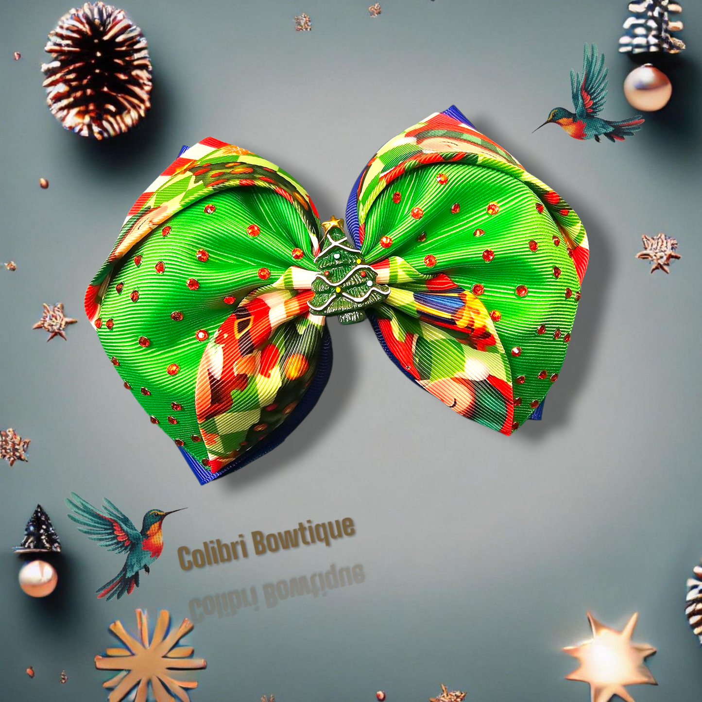 Gutta X-mas Theme Hair Bows