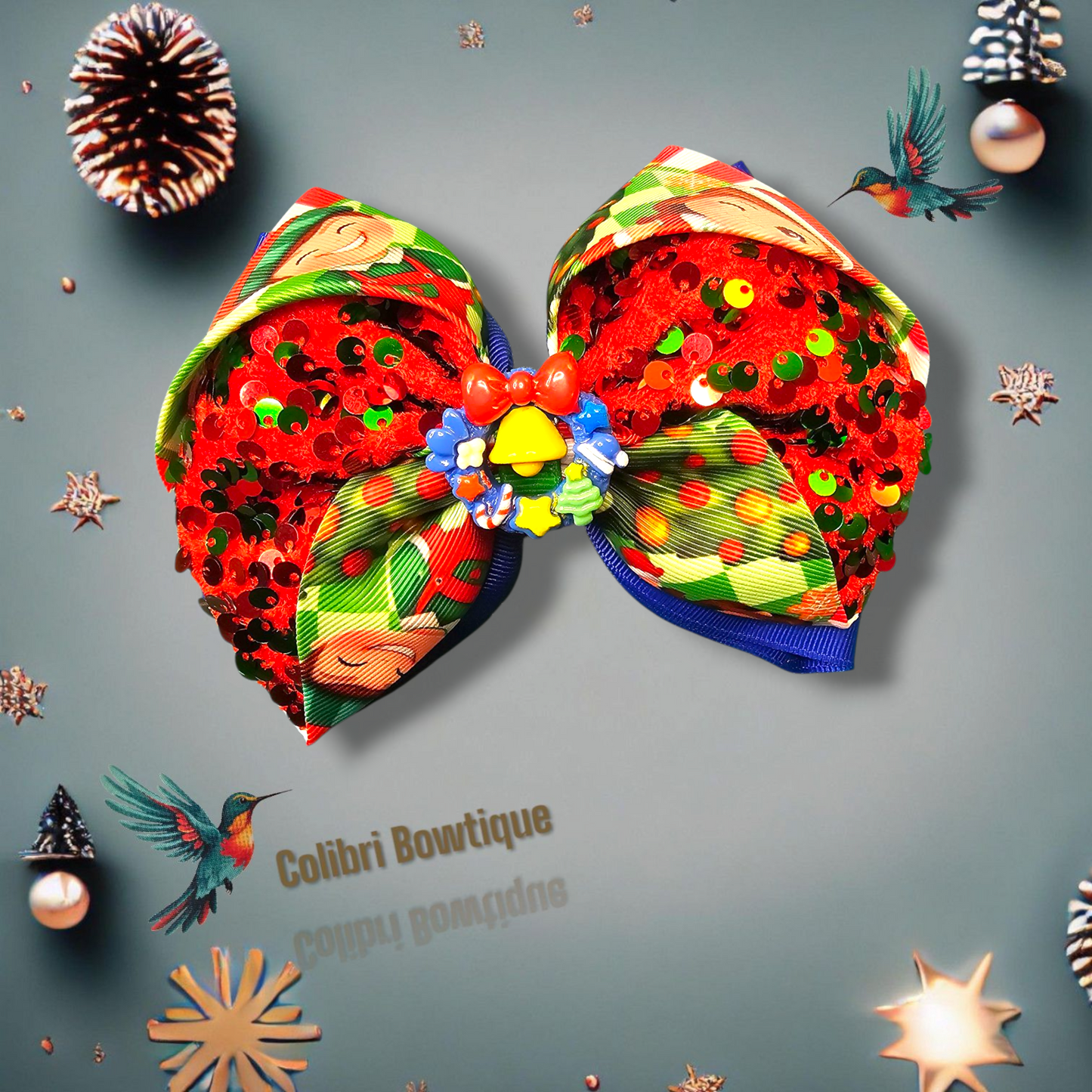 Gutta X-mas Theme Hair Bows