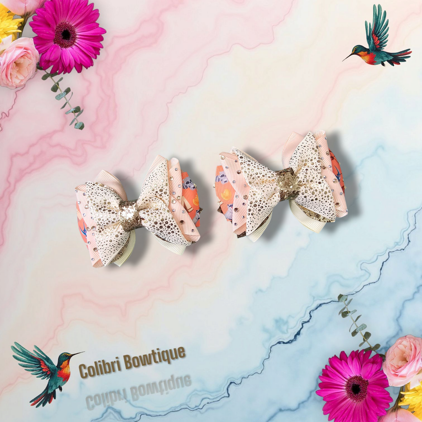 Princesa Theme Hair Bow