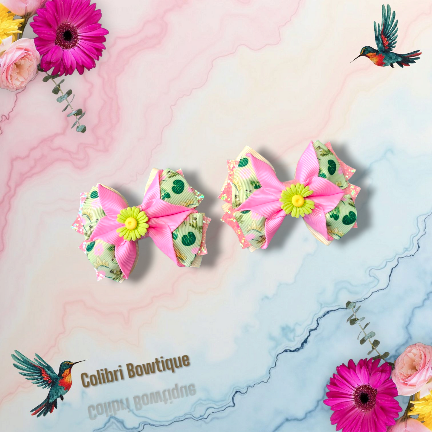 Cute Triangle Style Hair Bow
