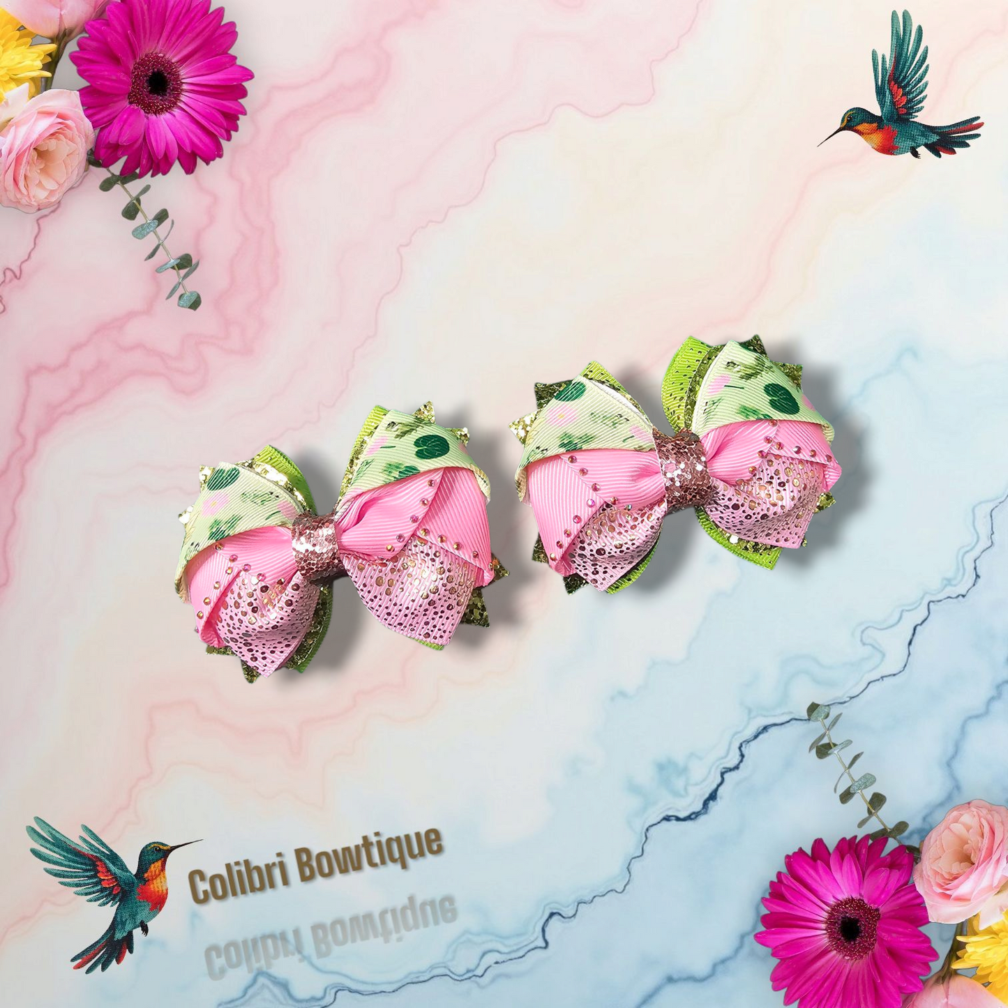 Gutta Small Hair Bow Pairs