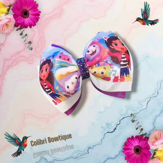 Gabby Theme Hair Bow