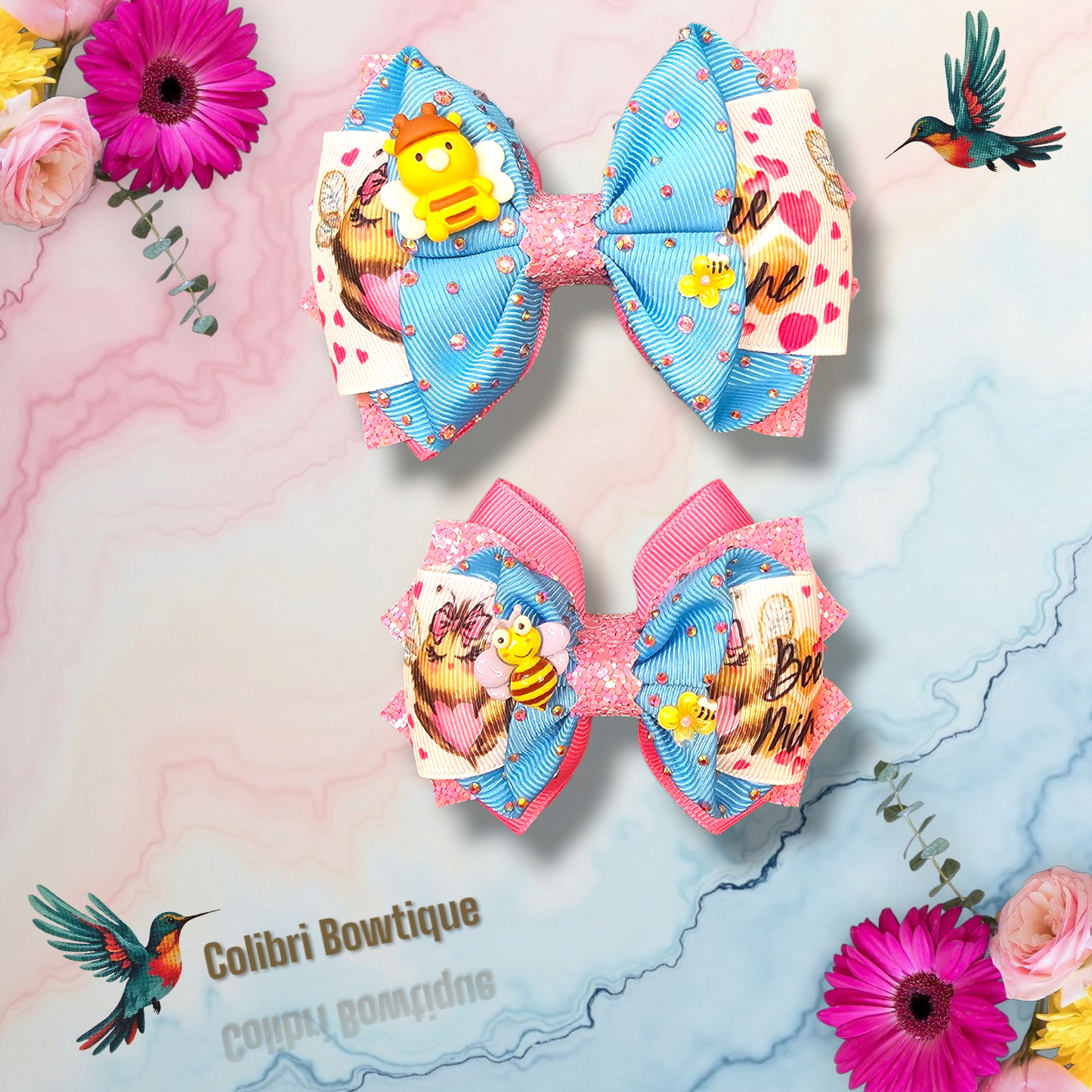 Valentine's Day Theme Hair Bow