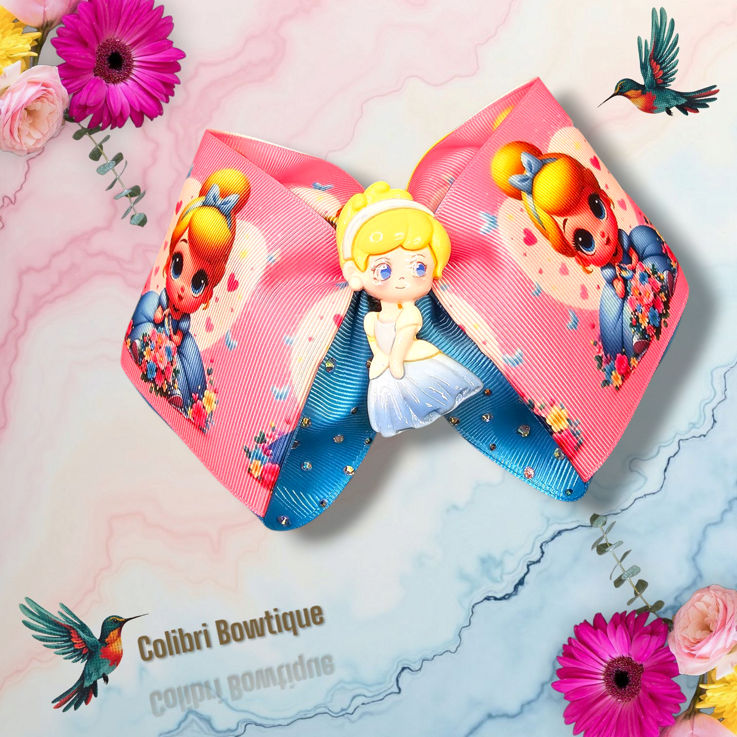 Butterfly Style Cinderella Hair Bow