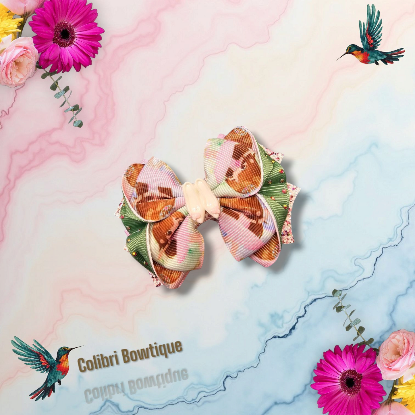 Ballerina Theme Hair Bows