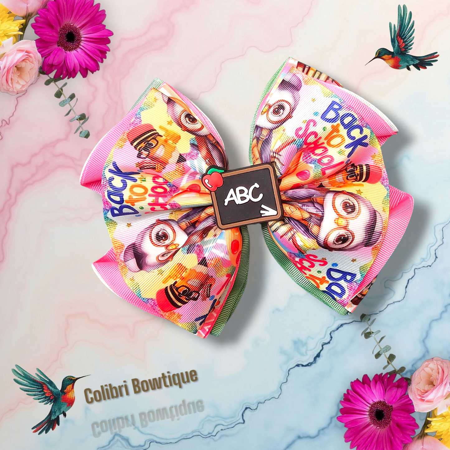 Back to School Hair Bow