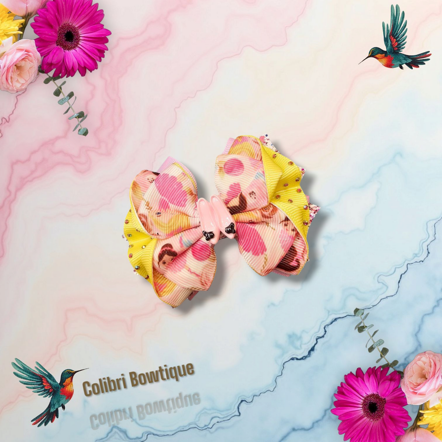 Ballerina Theme Hair Bows
