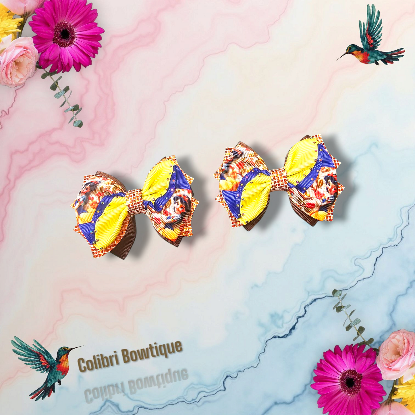 Antique Snow White Style Hair Bow