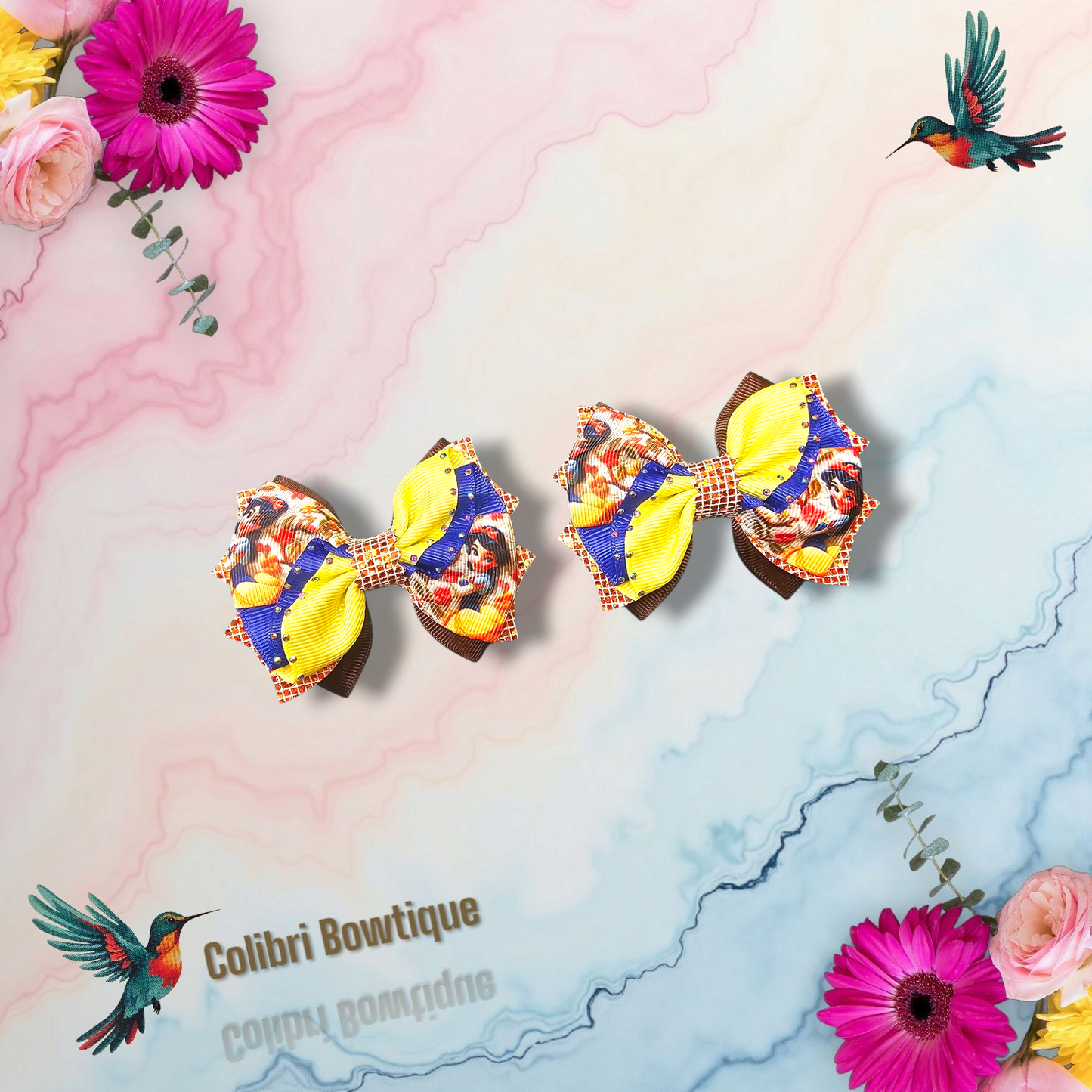Antique Snow White Style Hair Bow