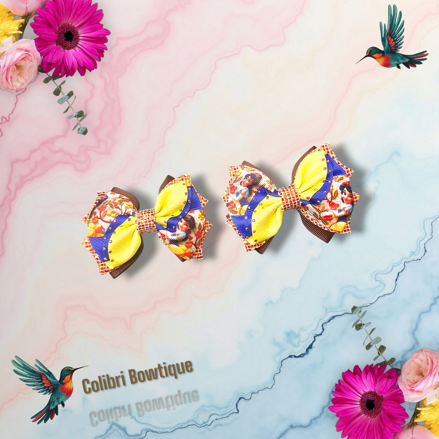 Antique Snow White Style Hair Bow
