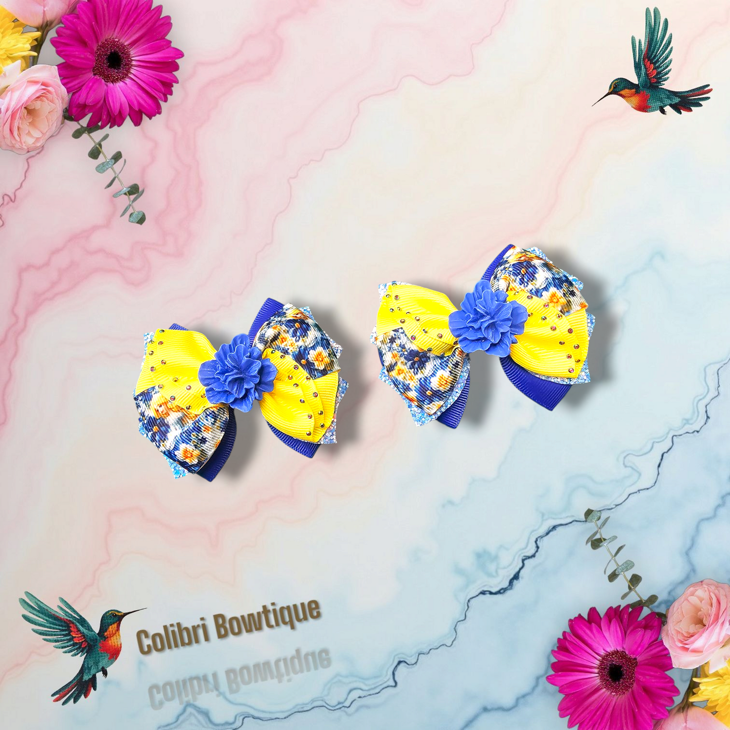 Antique Cenicienta Theme Hair Bow