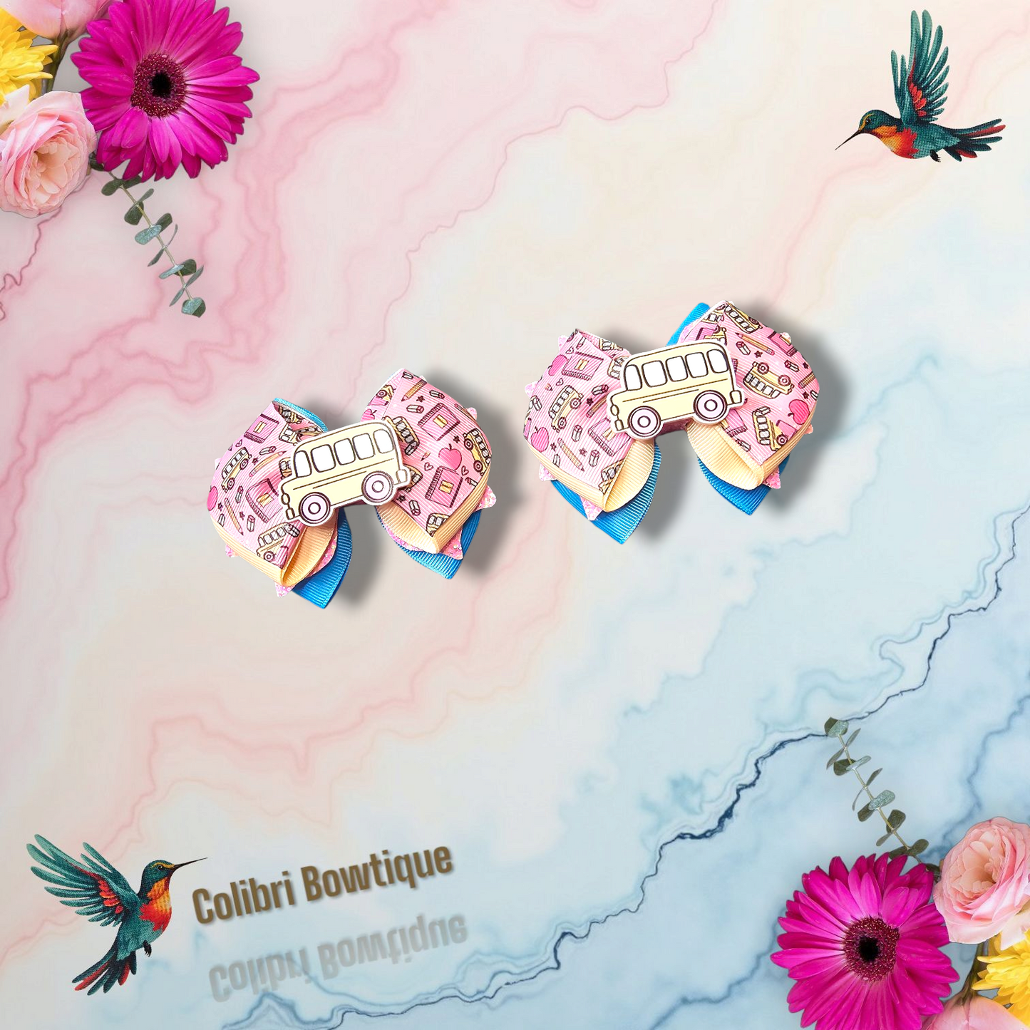 Small Hair Bows Butterfly Wings Style