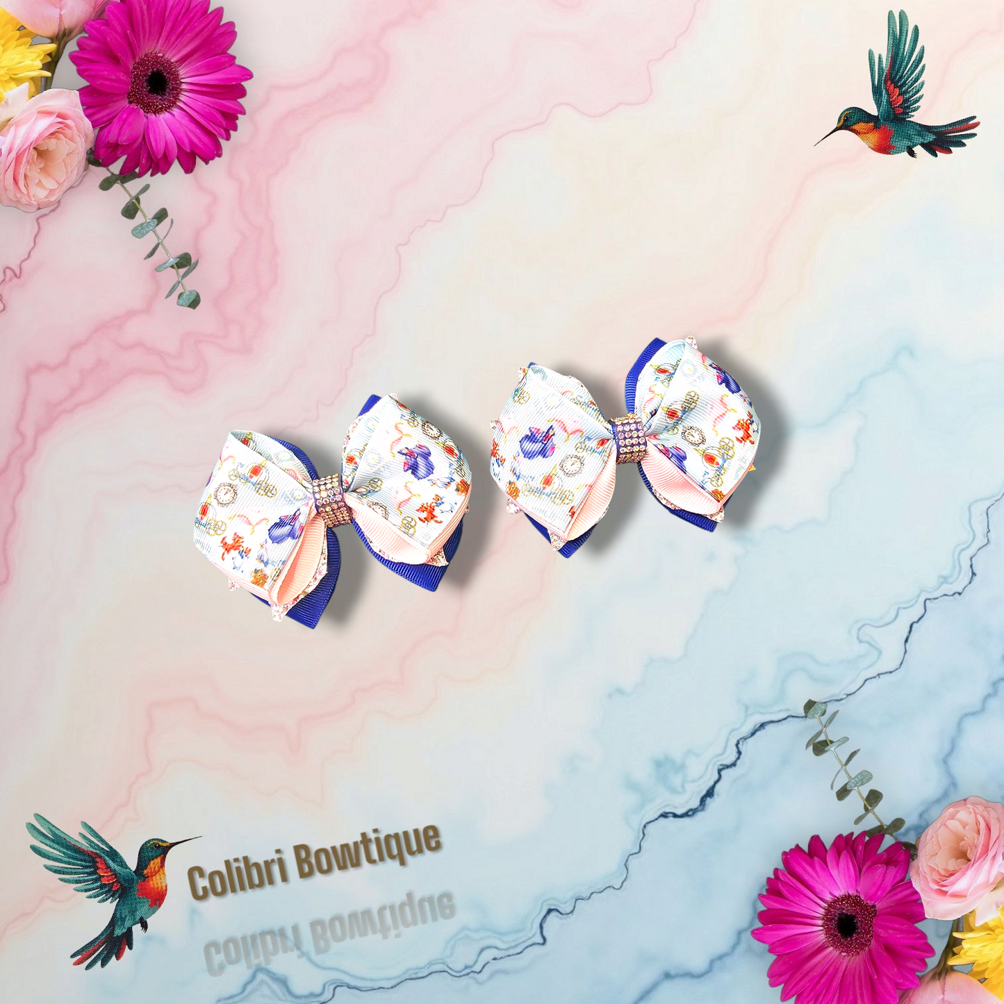 Small Hair Bows Butterfly Wings Style