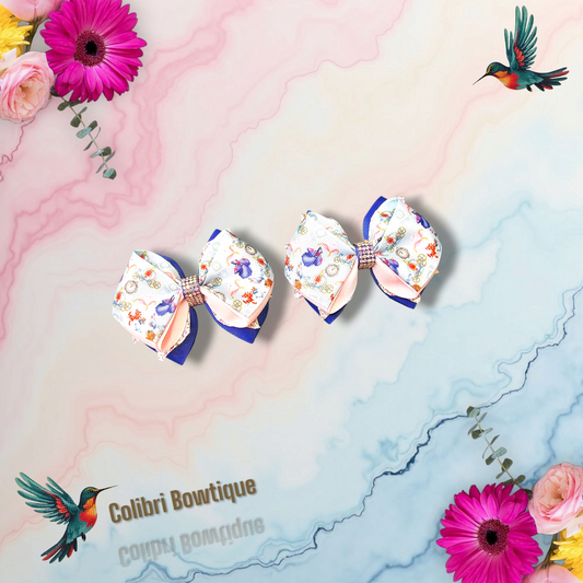 Small Hair Bows Butterfly Wings Style