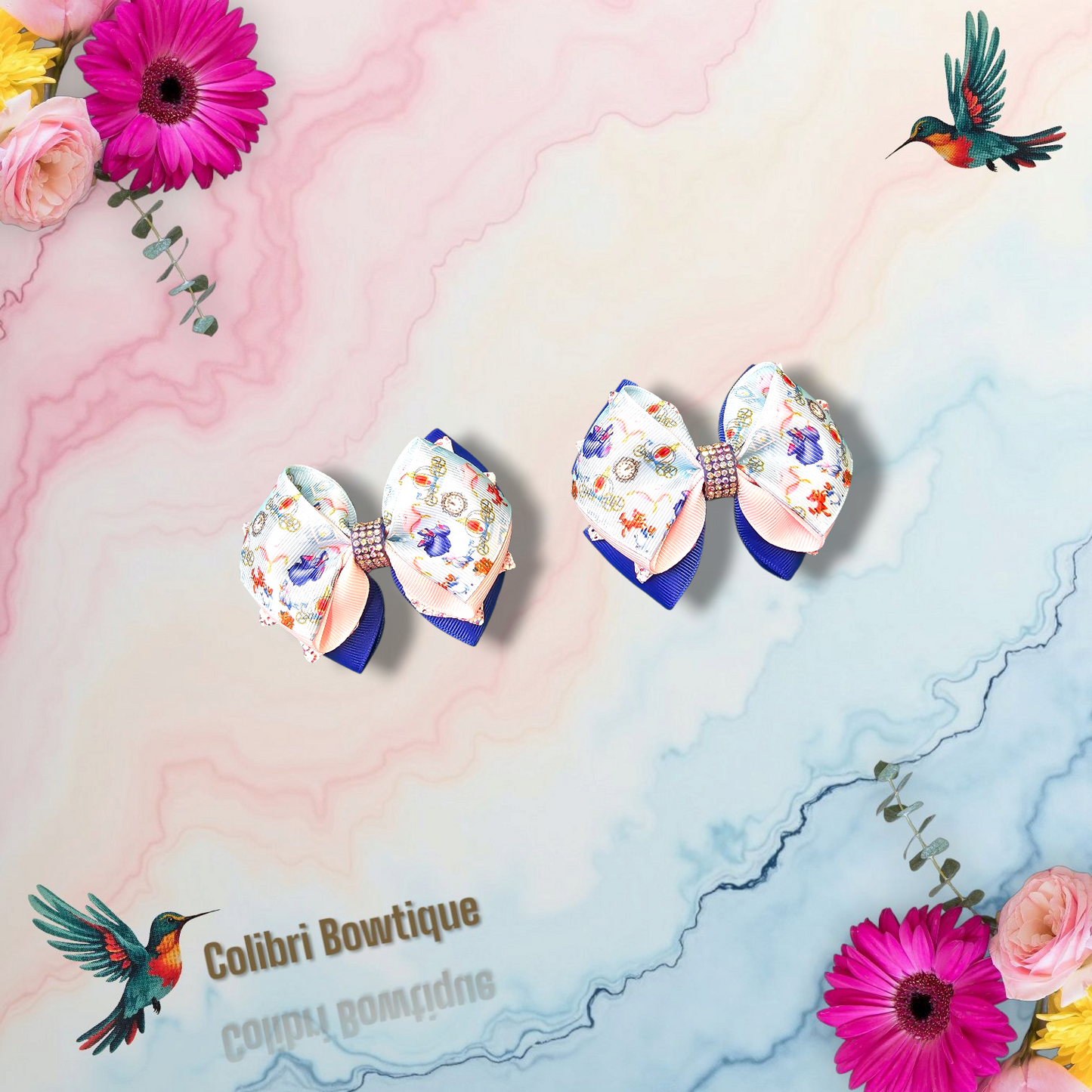 Small Hair Bows Butterfly Wings Style