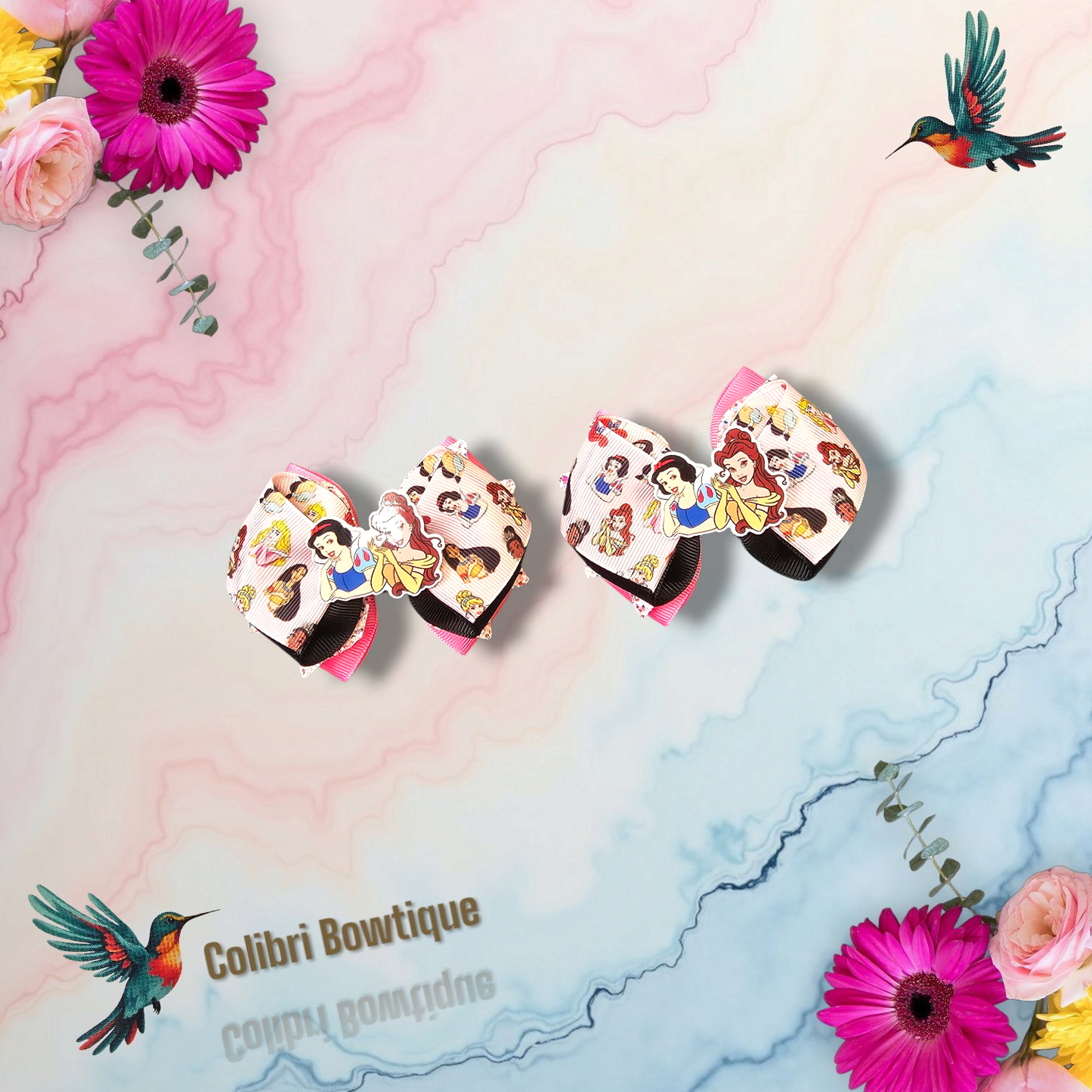 Small Hair Bows Butterfly Wings Style