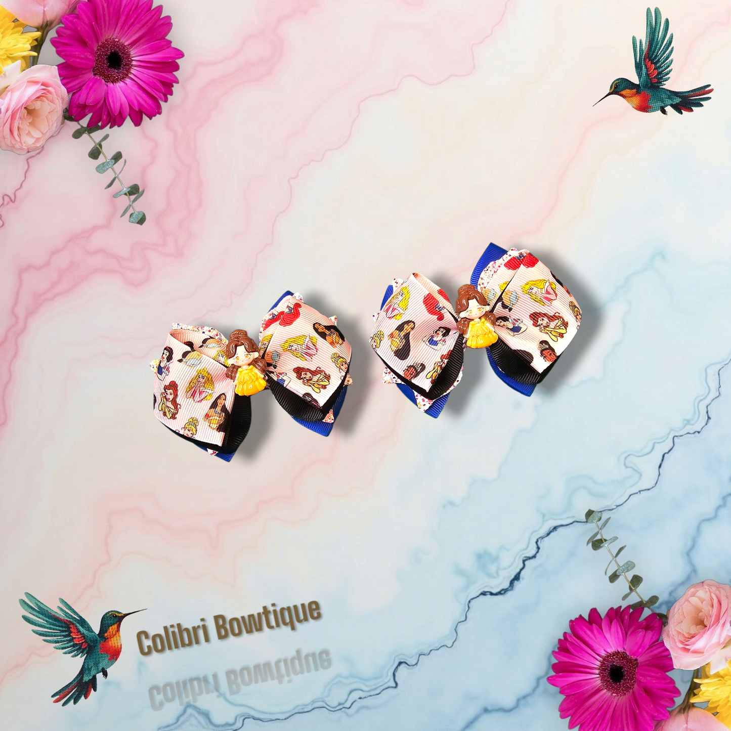 Small Hair Bows Butterfly Wings Style