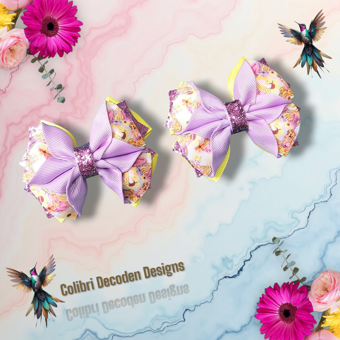 Cute Triangle Style Hair Bow