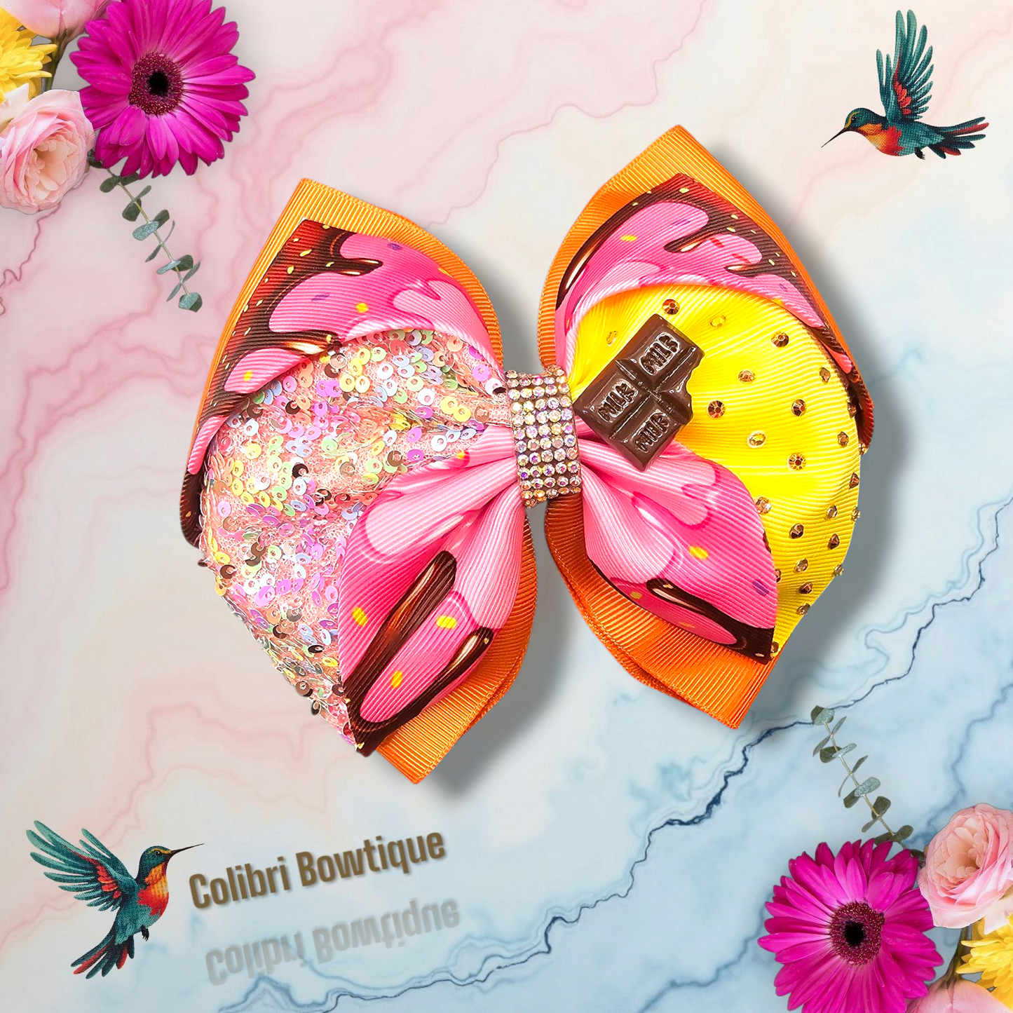 Gutta Bow in Chocolate