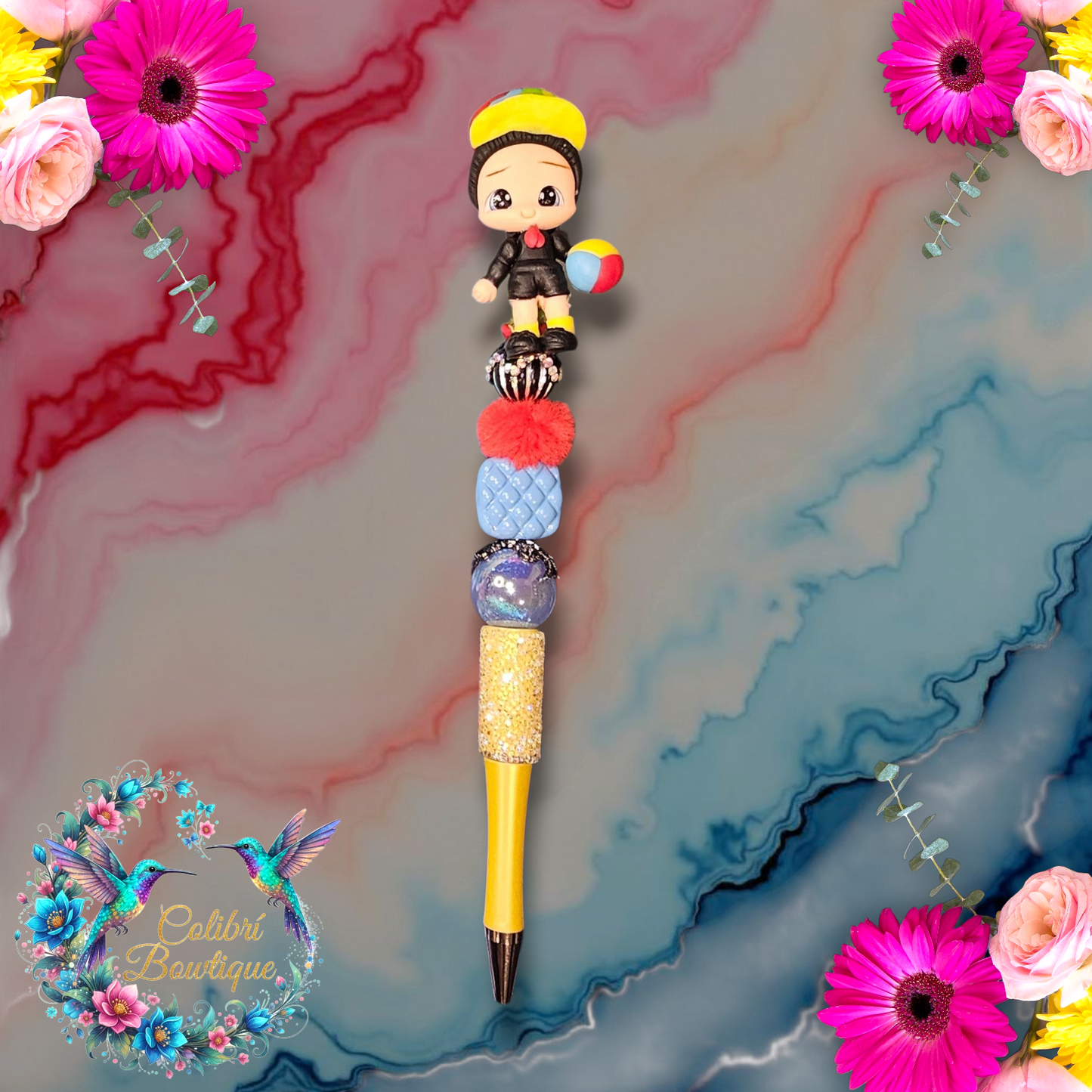 Beautiful Elegant Beaded Pens