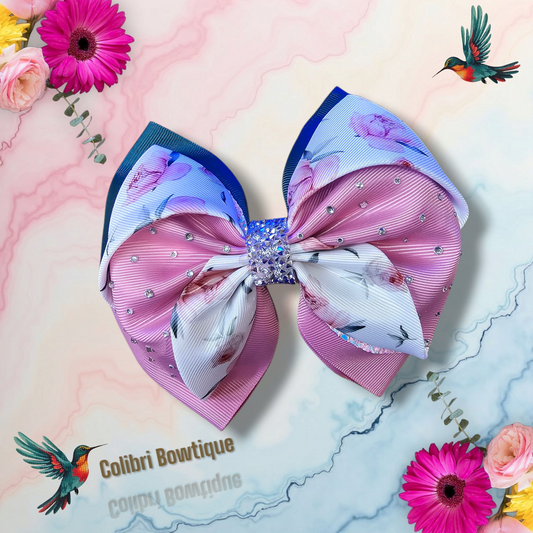 Gutta Bow with Floral Theme