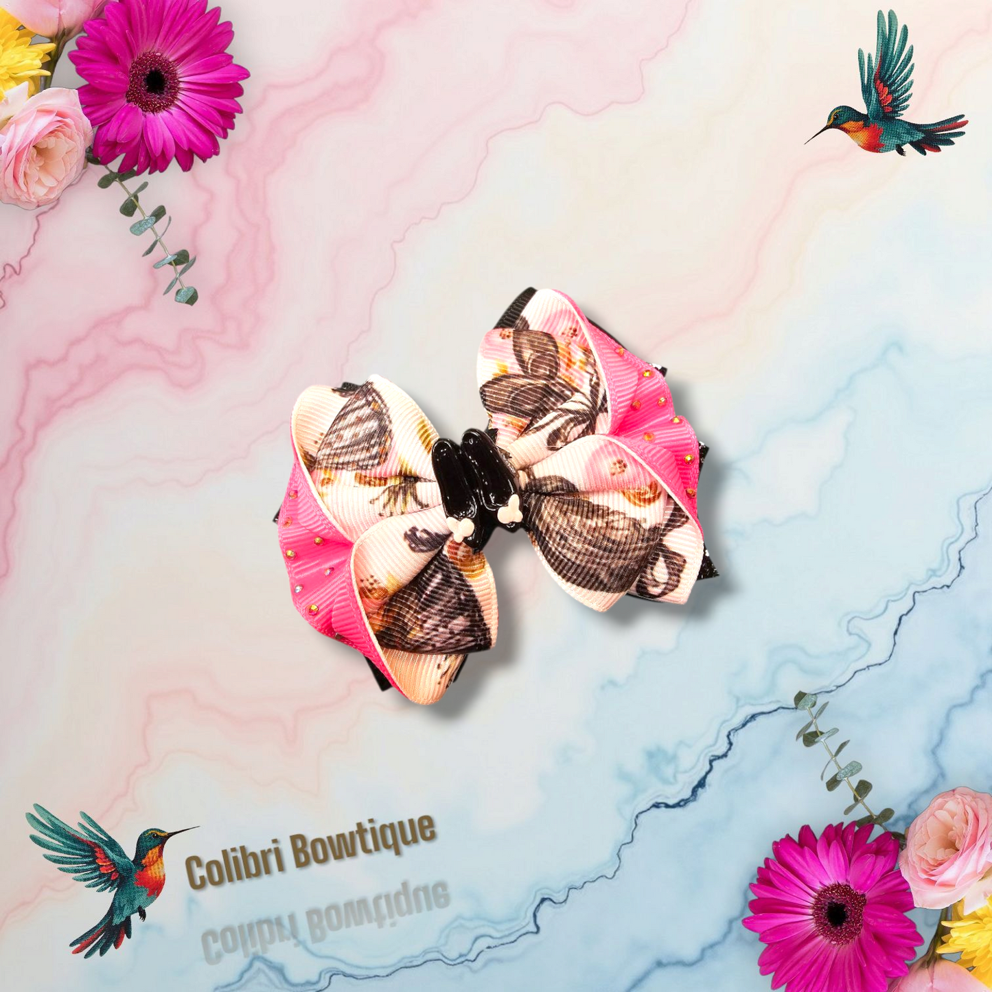 Ballerina Theme Hair Bows
