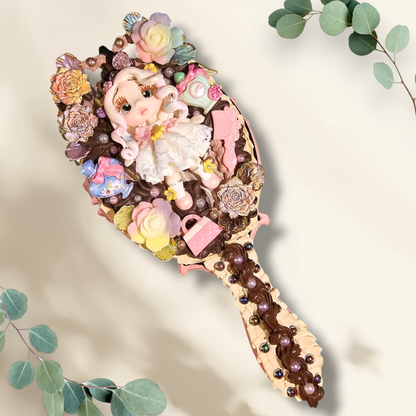 Vintage Style Handheld Mirror