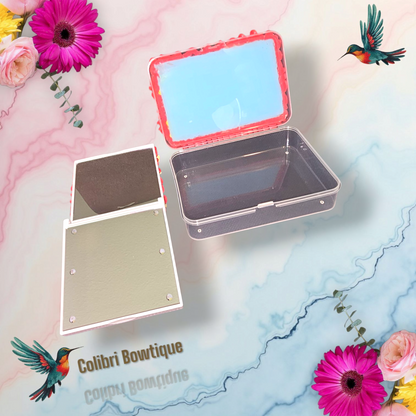 Small Storage Box and LED Light Pocket Mirror