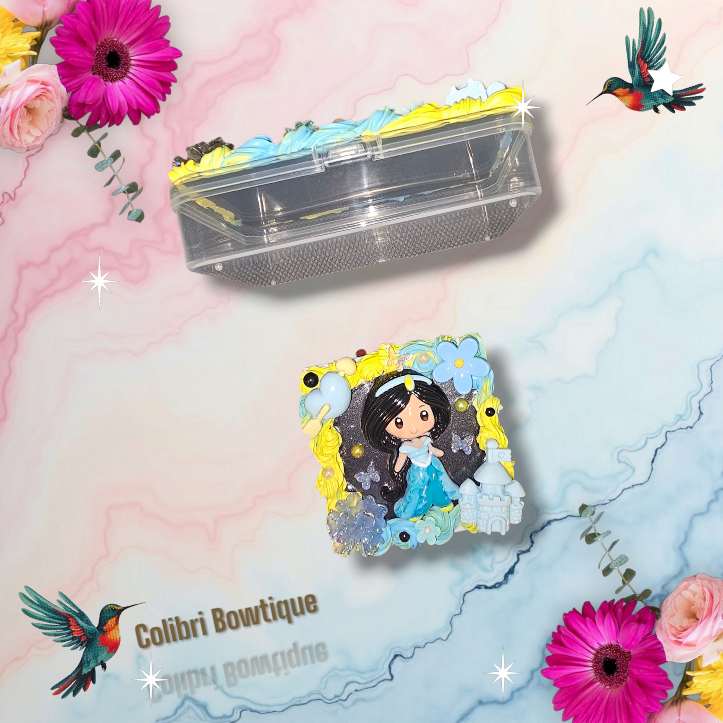 Small Storage Box and LED Light Pocket Mirror