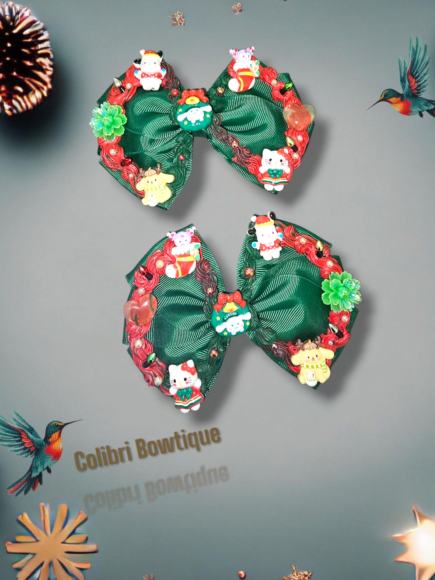 X-mas Hair Bows