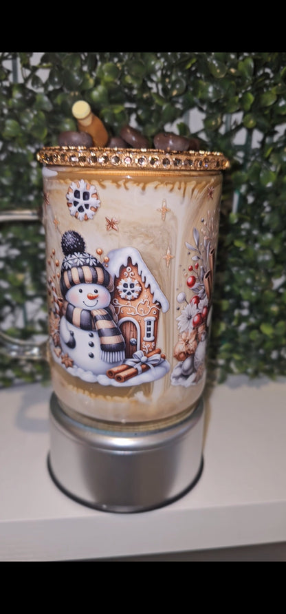 Pre-made cups ready to ship 15oz Glass Mug